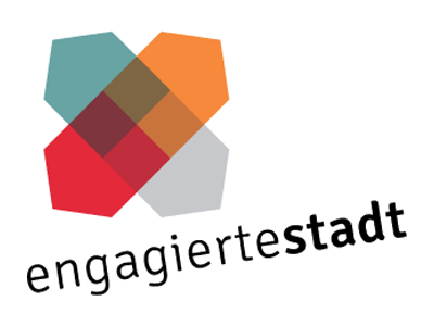 Logo mit dem Schriftzug Engagierte Stadt 