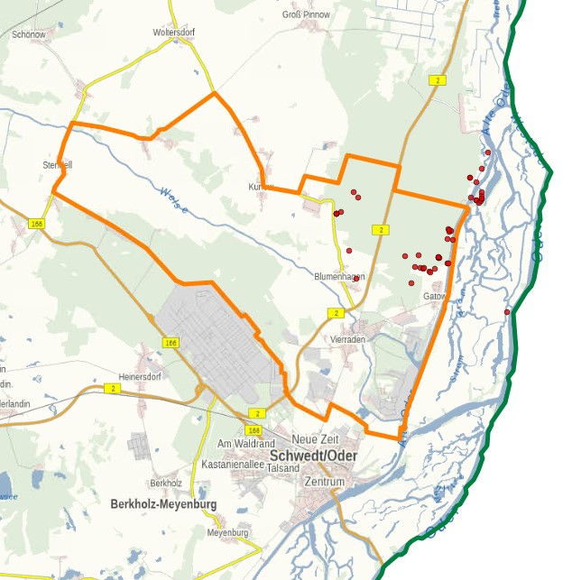Kerngebiet im Landkreis Uckermark (KG 8)
