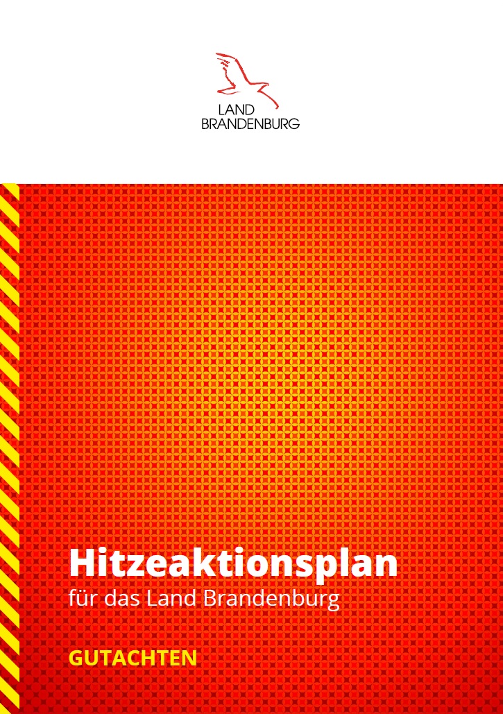 Titel Gutachten "Hitzeaktionsplan für das Land Brandenburg"