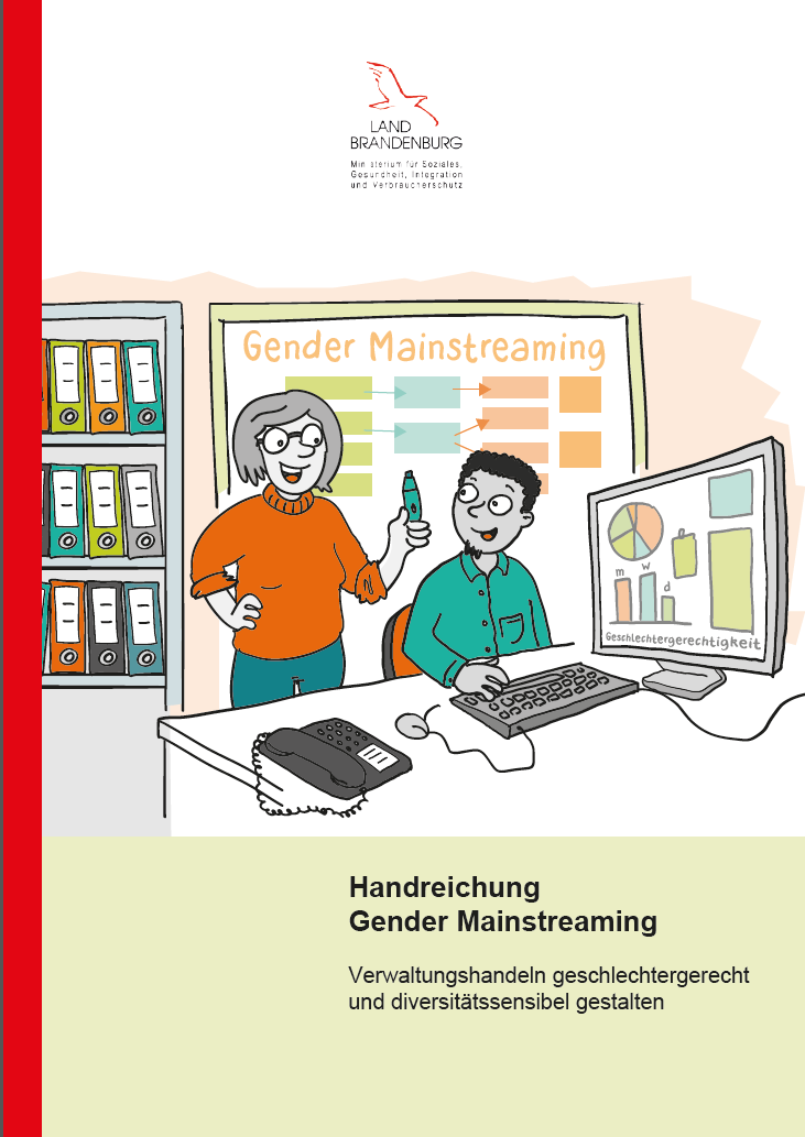 Titel Broschüre Handreichung Gender Mainstreaming