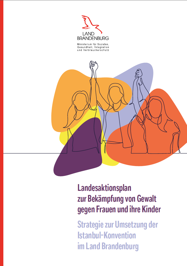 Bild vergrößern (Bild: Titel Broschüre: Landesaktionsplan zur Bekämpfung von Gewalt gegen Frauen und ihre Kinder)
