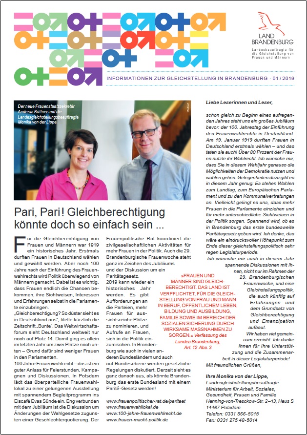 Titel Newsletter LGBA 01 2019